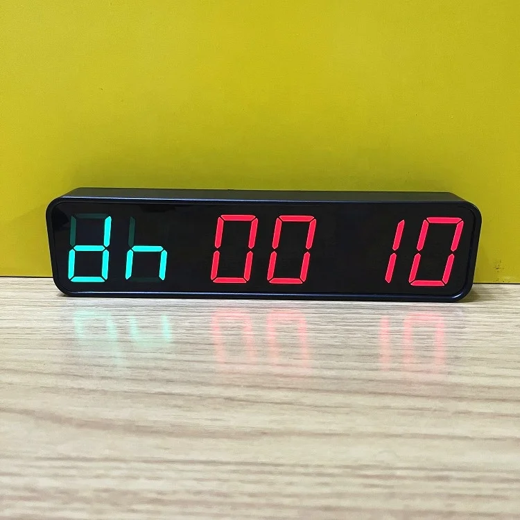 New Design 1.5 Inch 6 Digits Mini Workout Battery Gym Timer Magnetic Digital Stopwatch Timer Clock Pack of 10 - Image 3