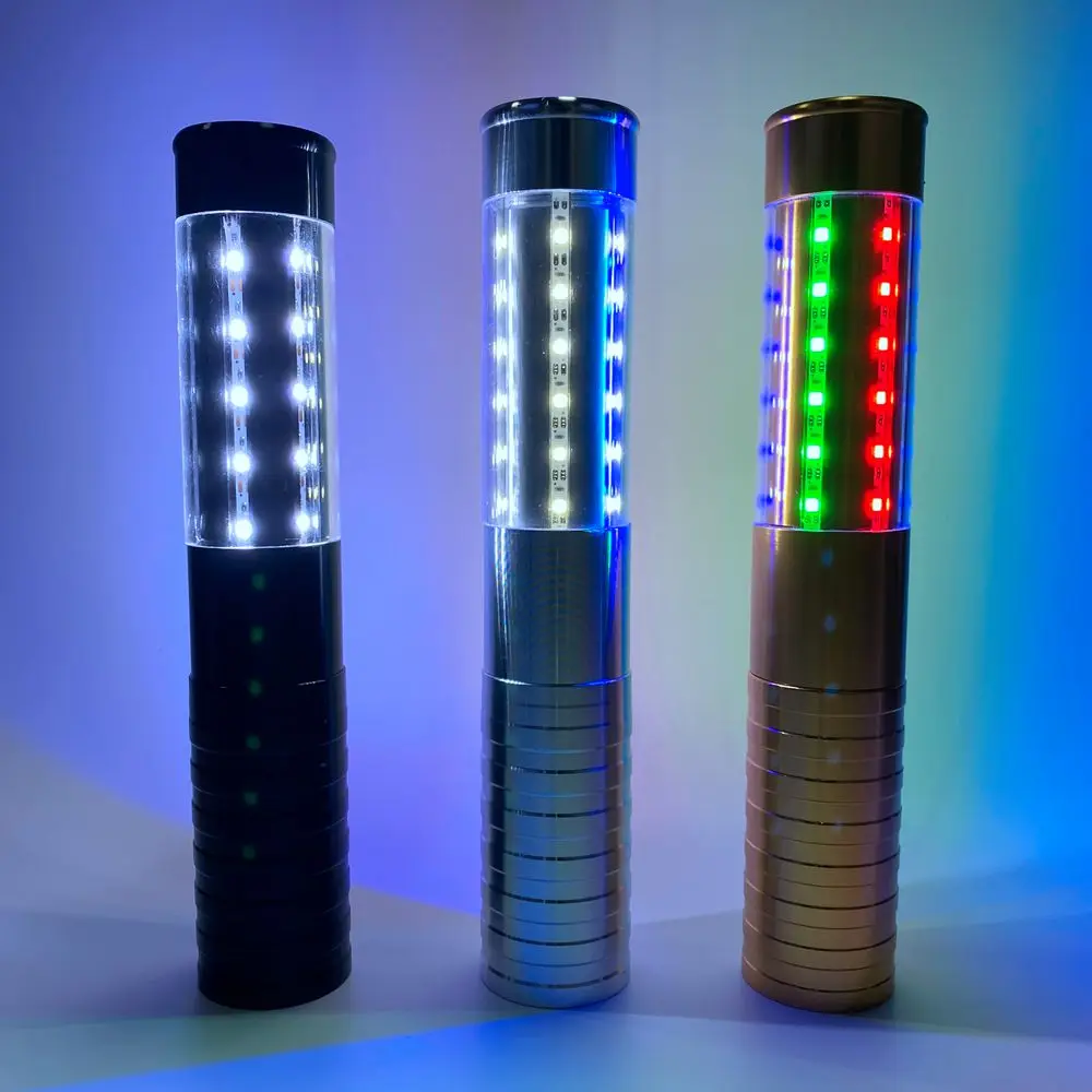 RICHSHINING Rechargeable Led Champagne Handheld Light Led Strobe Baton Sparkle Bottle Topper Light Stick - Image 4