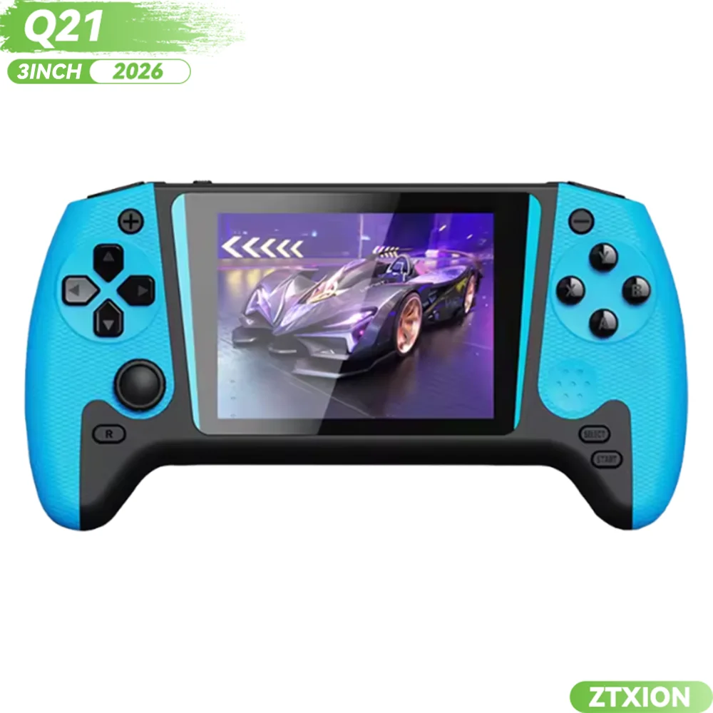 Q21 Handheld Game Player 500 in 1 Classic Games 3 Inch Screen Arcade Retro Video Game Console for Kid Gift Childhood Pack of 2 - Image 3