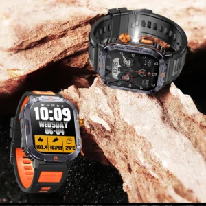 Quality 400mAh 2 Inch Large Screen Smartwatch IP68 Health Monitoring BT Call Outdoor Smartwatches for Men