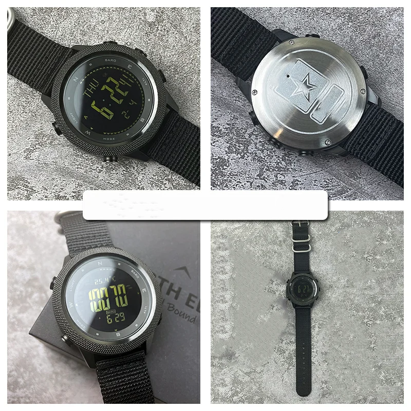 Popular Unisex Tactical Smart Watch OLED Display GPS Altimeter Barometer Compass Pedometer Sleep Tracker Outdoor Sport Daily - Image 4