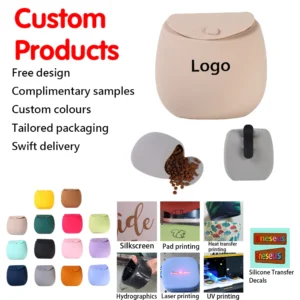 Factory Wholesale OEM Brand Silicone Dog Training Waist Bag-Portable Treat Pouch Made in Dongguan Pet Supplies