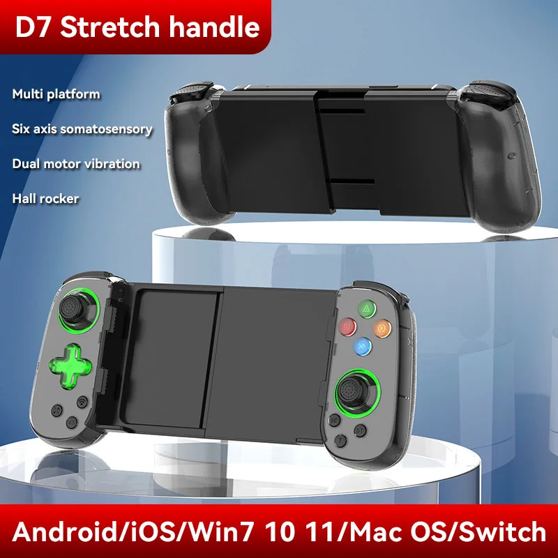 Wholesale D7 Gamepad Wireless Game Controller for Mobile Phone D7 Joypads Gaming Gamepad for Mobile Phone Pack of 2 - Image 2