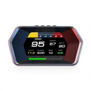 Universal Digital HUD OBD GPS Speedometer Tachometer with Fuel Consumption 5 Inch Head up Display MPH/KM/H for All Vehicles