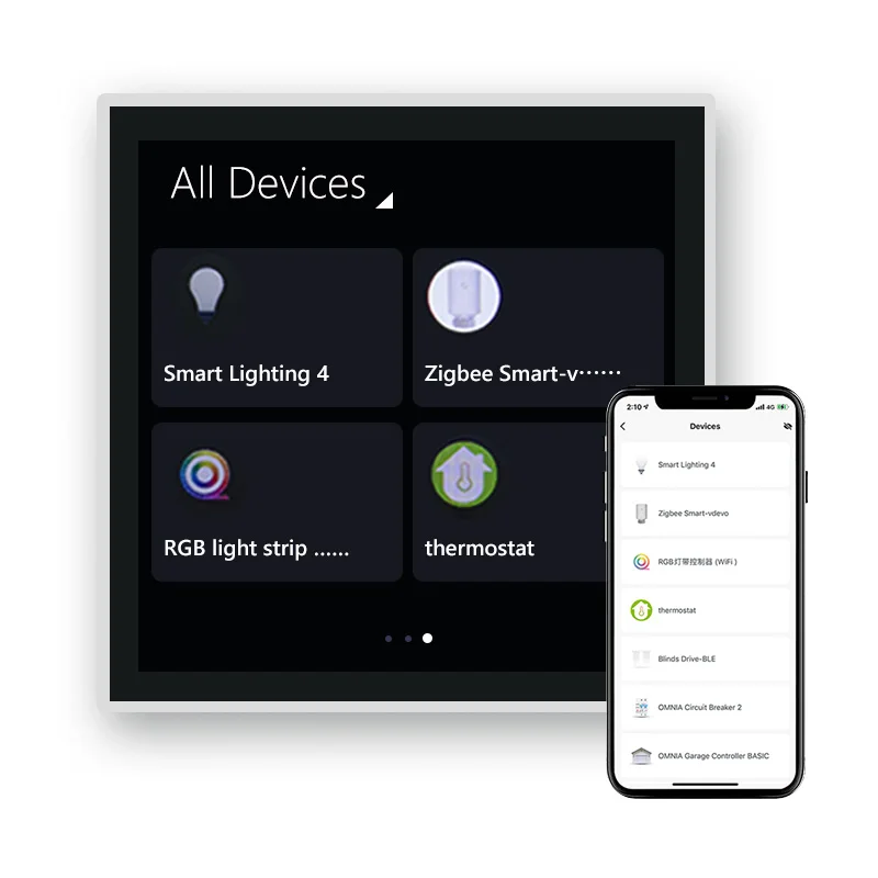 Smart Home Control Screen with Zigbee Technology for Smart Health Product Control - Image 4