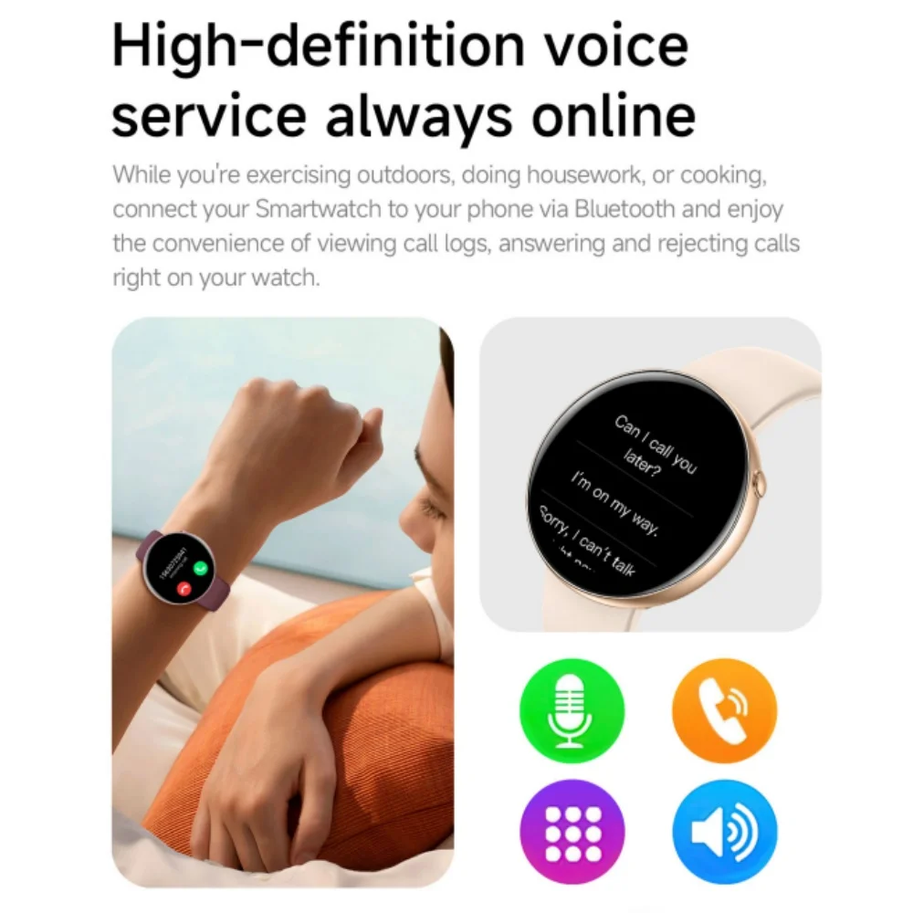 L2 Women's Fashion Smart Watch Multiple Sport Modes Heart Rate Sleep Monitoring Calorie Fitness Tracker Smartwatch - Image 3