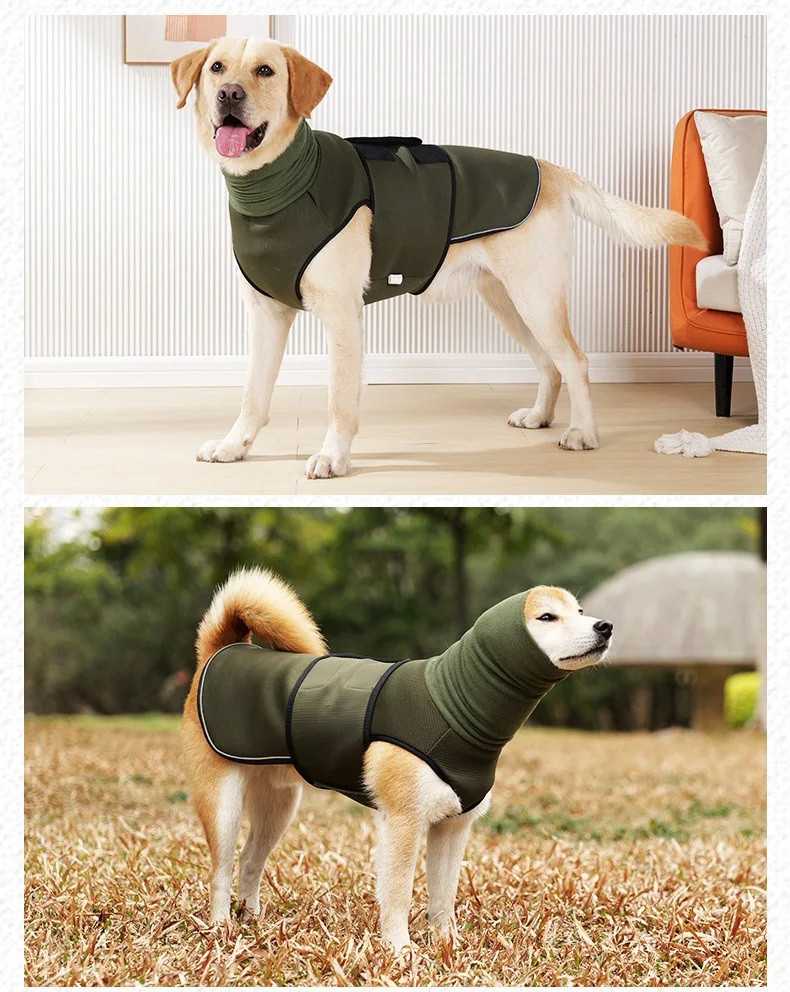 Factory Spot Cross-border s Dog Anxiety Vest Adjustable Soft Premium Anti-scare Pet Calming Jacket for Separation Pack of 2 - Image 4