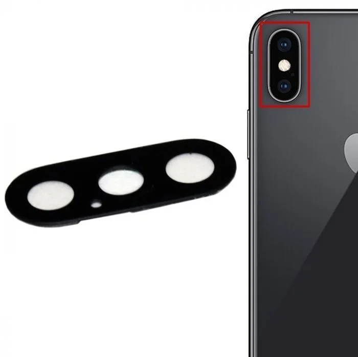 Oem Rear Camera Lens for 15 15pto 15 Plus HD Protective Camera Frame Back Camera Glass Cover Xr Back Camera Lens With Sticker Pack of 50 - Image 2