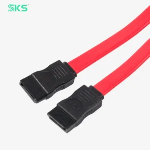 High-Speed SATA 3.0 6Gbps Shielded Internal Cable 7-7P Straight No Spring Clip Red Cord SSD Hard Drive Optical Computer Camera
