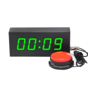 CHEETIE CP01 School Classroom Stopwatch Red Start Stop Push Button Control LED Countdown Timer for Kids