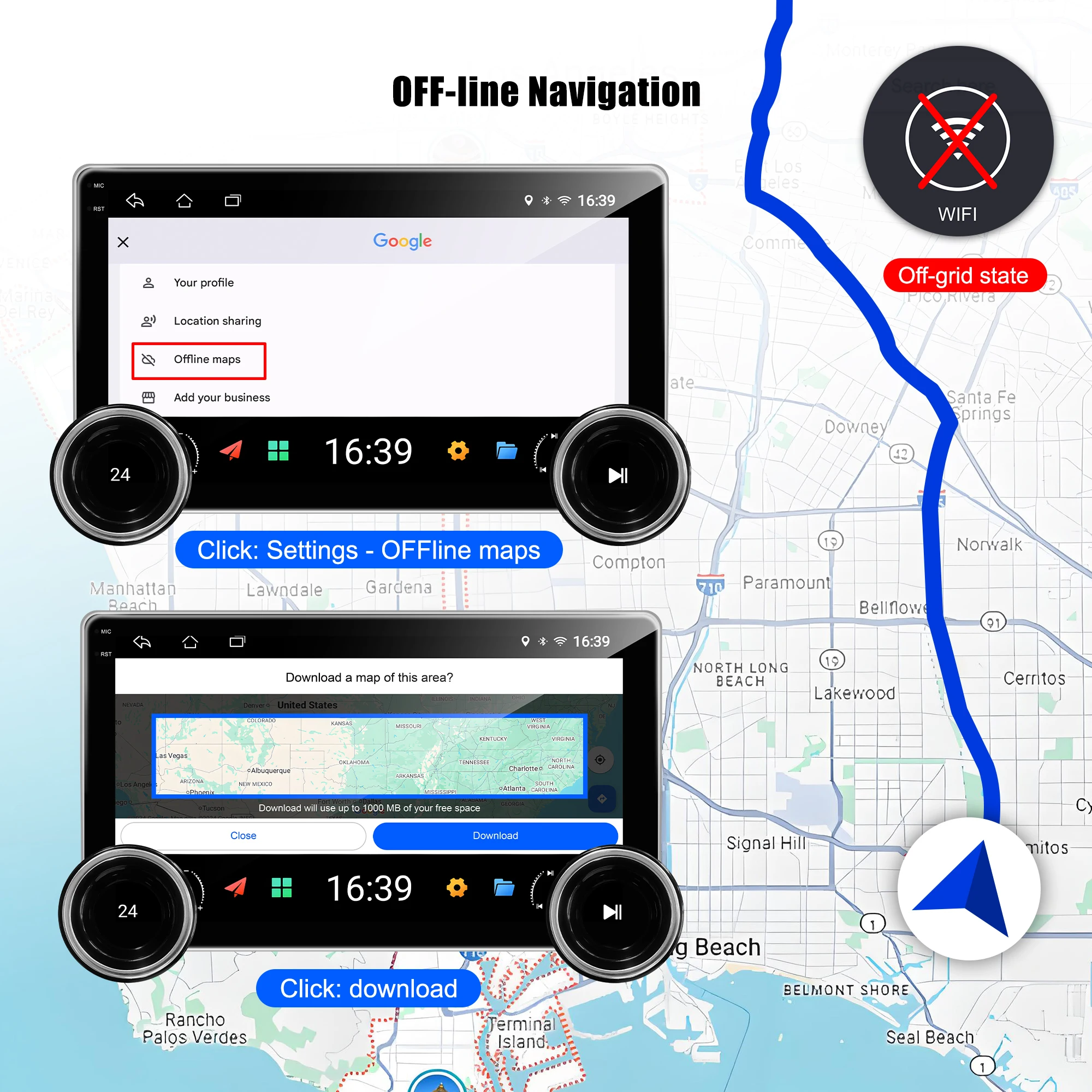 10.1 Inch Automotive Multimedia System Android Auto DSP Car Play Diamond 2K Infinite Dual Knob Car Radio Screen - Image 3