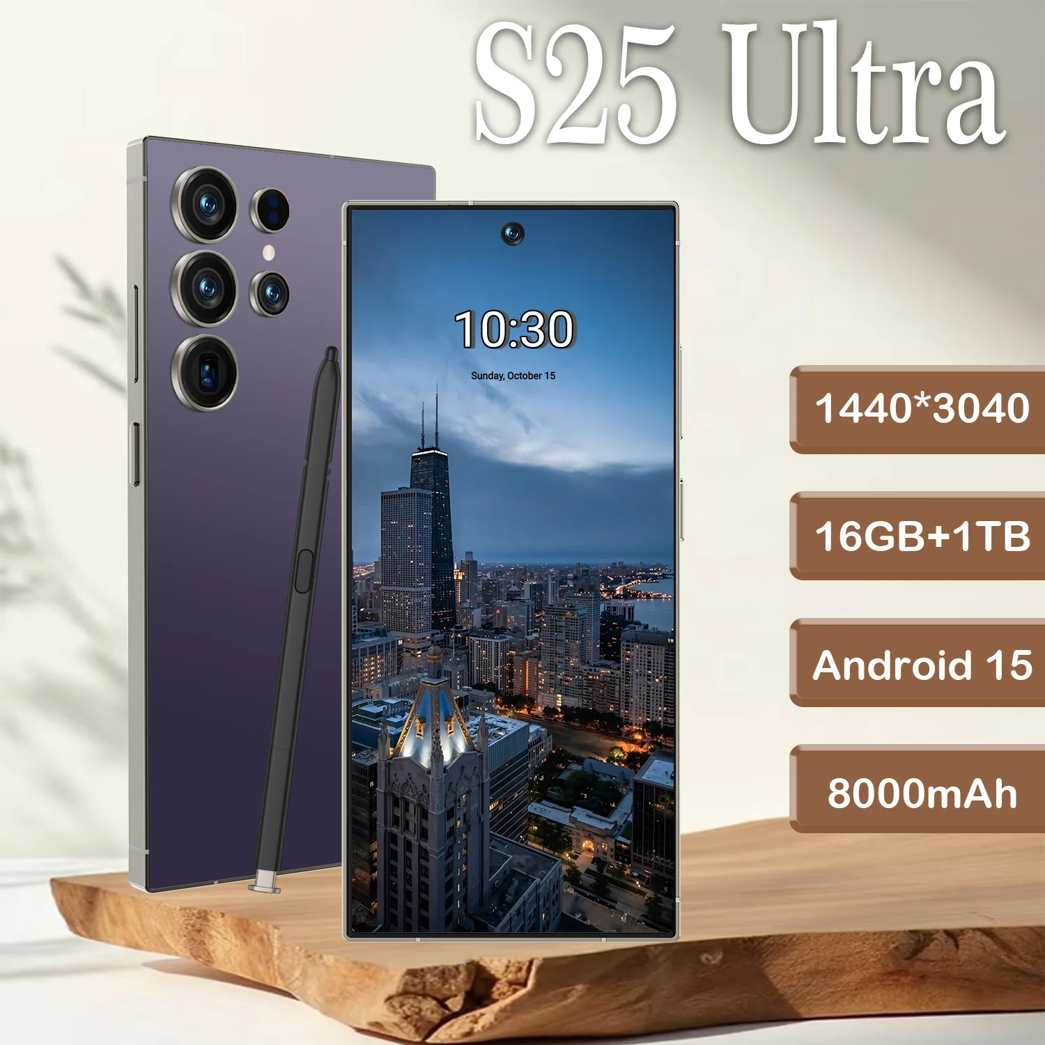 Durable Build Brand New Unlocked S25 Ultra Android 13 Phone 16GB+1TB 8-Core 6.8 Inch Screen Dual Sim 48MP Camera Smartphone - Image 2