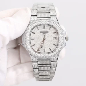 Factory Wholesale Luxury Iced Out Watch Men Women Automatic Mechanical Designers Watches Hip Hop VVS D Colour Moissanite Watches