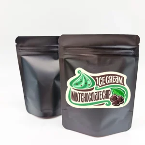 Plastic Packaging Bag 4*5 Inch Mylar Doypack Resealable Zipper Stand up Bag Gummy Coffee Smell Proof Bag