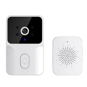 X9 Smart Door Bell Wireless Video Doorbell with CAMERA Rechargeable Built-in Battery Ding Dong Machine for Smart Home Pack of 3
