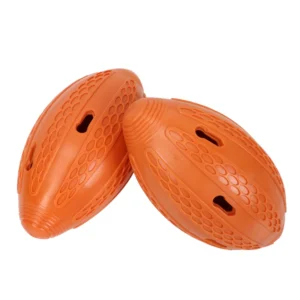 Wholesale Pet Dog Toy Luxury Durable Rugby Leak Hide Food Dispenser Interactive Pet Dog Treat Toys Ball Pack of 2