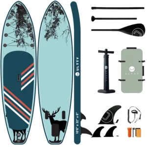 ULTTY Longboard Surfboards 11' Inflatable Stand up Paddle Board with Accessories