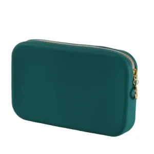 Wholesale Simple Silicone Zipper Storage Bag for Mobile Phone Data Cable Multi-Purpose Unisex 20x12x3cm