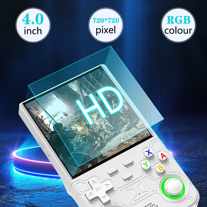 R36 Ultra Host Portable Retro Gaming 4-inch IPS Screen Handheld Game Simulator Handheld Video Player 64G 128G 20000+Games - Image 2
