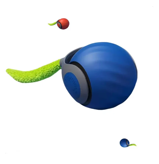 Electric Smart Cat Ball Pet Training Game Rolling Smart Cat Ball Training Self-moving Cat Playing Indoor Interactive Pet Toys Pack of 5