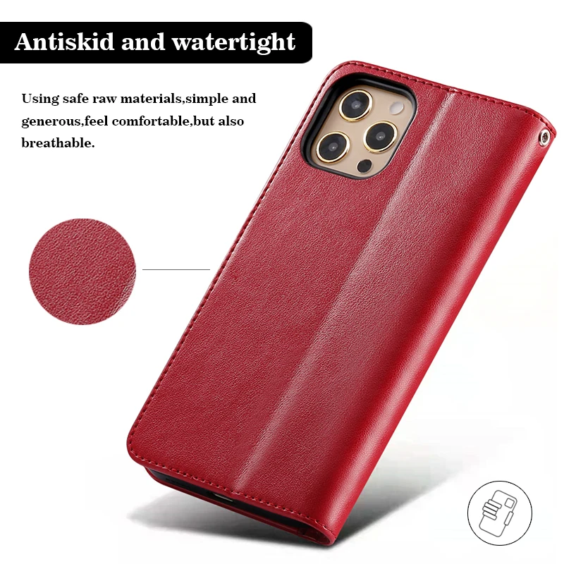 Retro Wallet Leather Bag Magnetic Case for Samsung Galaxy S22 Plus S23 FE S24 Ultra Card Holder Mobile Phone Cover Pack of 2 - Image 2