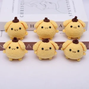 Handmade Crochet Woolen Cartoon Dolls Pendants Novelty Gifts Animal Toys Min Crochet Plush Toy Pack of 10