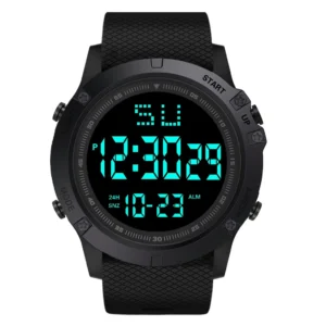 Cheap Price Men's Sport Digital Watch Stop Watch Luminous Water Resistant 3BAR Soft TPU Band Resin Back Light Alarm Electronic Pack of 20