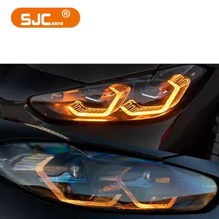 SJC Amber DRL LED Module for BMW M3 M4 G80 G82 G8X Laser Headlight Car Accessories Yellow DRL Module Daytime Running Lighting - Image 2