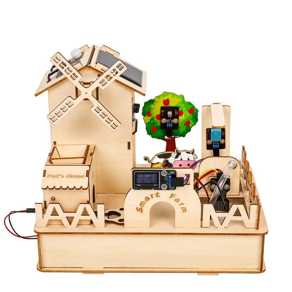 BXF ESP32 IoT Smart Farm Starter Kit for Arduino Raphical Programming DIY Electronic Robots Pack of 2 - Image 3