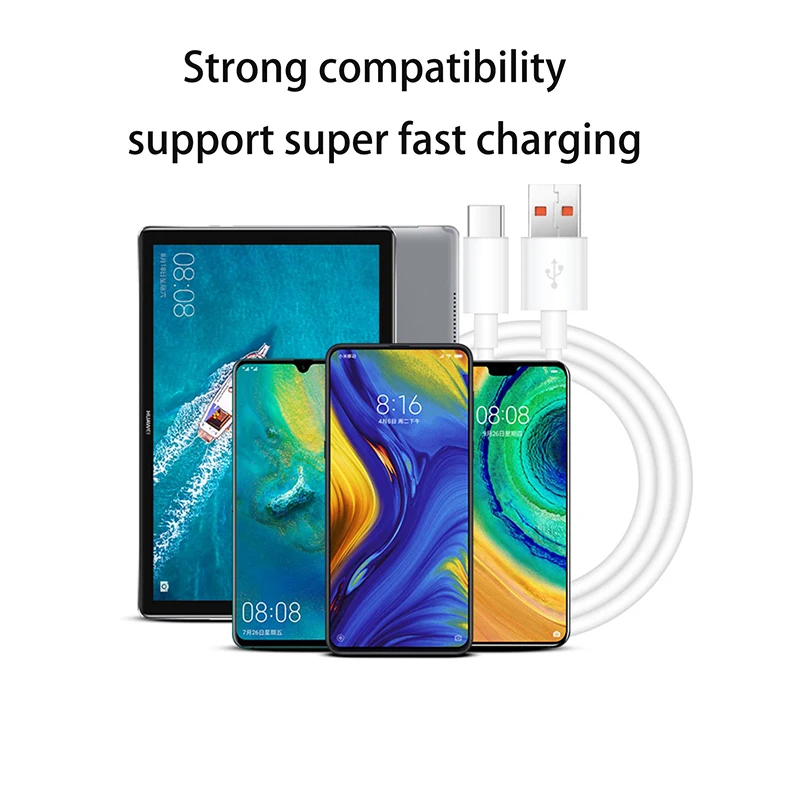 Super-fast Charging 1M 6A USB Type-C Data Cable for Android Phones with USB-C Fast Charging Port. for Huawei and Xiaomi Pack of 20 - Image 3