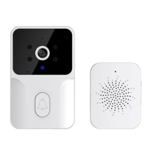 X9 Smart Wireless HD Video Intercom Doorbell Night Vision Anti-Theft Rechargeable Battery Remote Monitoring Android WiFi Pack of 3