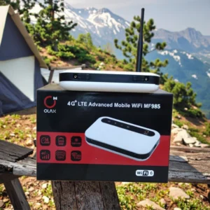 OLAX MF985 3000mAh Wifi 6 High-Speed 150Mbps WiFi Router with EU/US/AS Versions 4G Pocket WiFi Hotspot LTE 4G Sim Card Slot Pack of 2