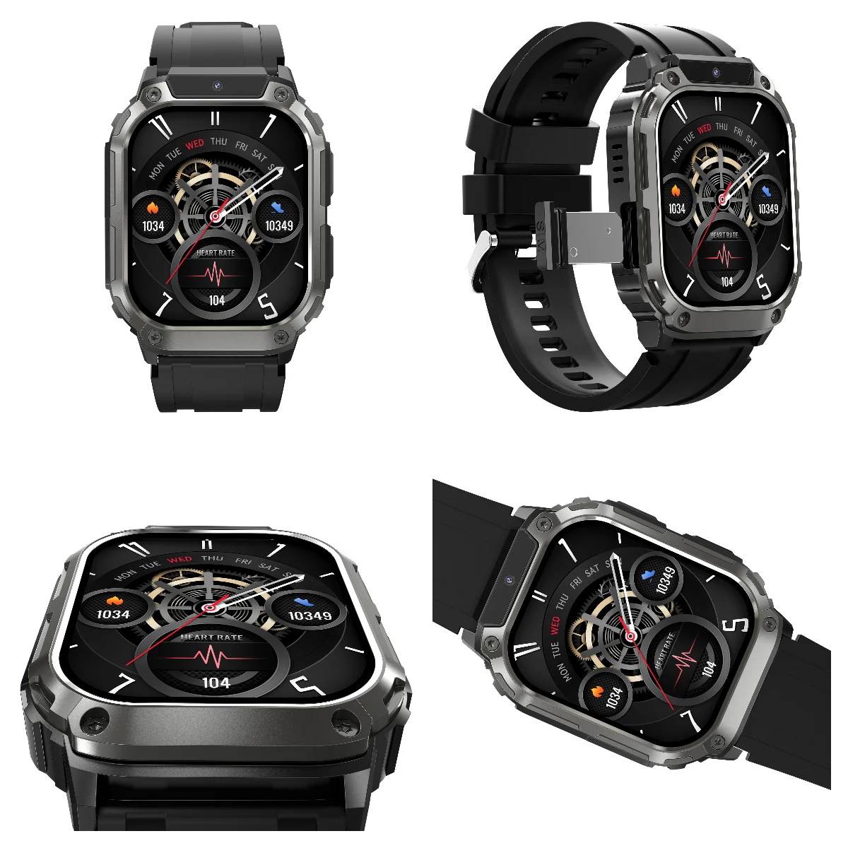 4G LTE Smart Watch Phone with Any APP Download, 2MP Front Camera, NFC, Voice Assistant & 750mAh Long Battery - Image 2