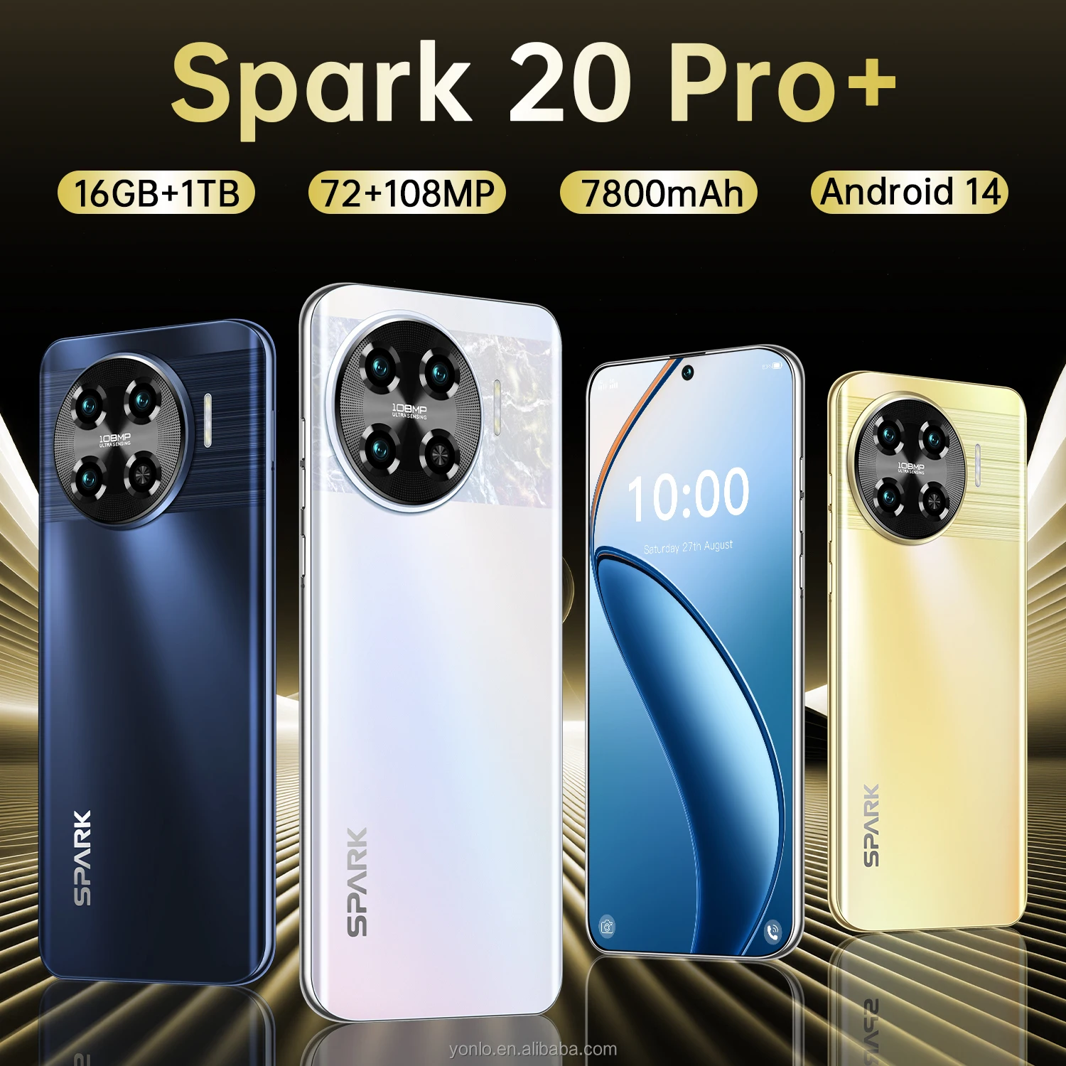 Global Version Spark 20 Pro Unlocked Smartphone 4g 5g Android Rugged Cell Mobile Phones - Image 2