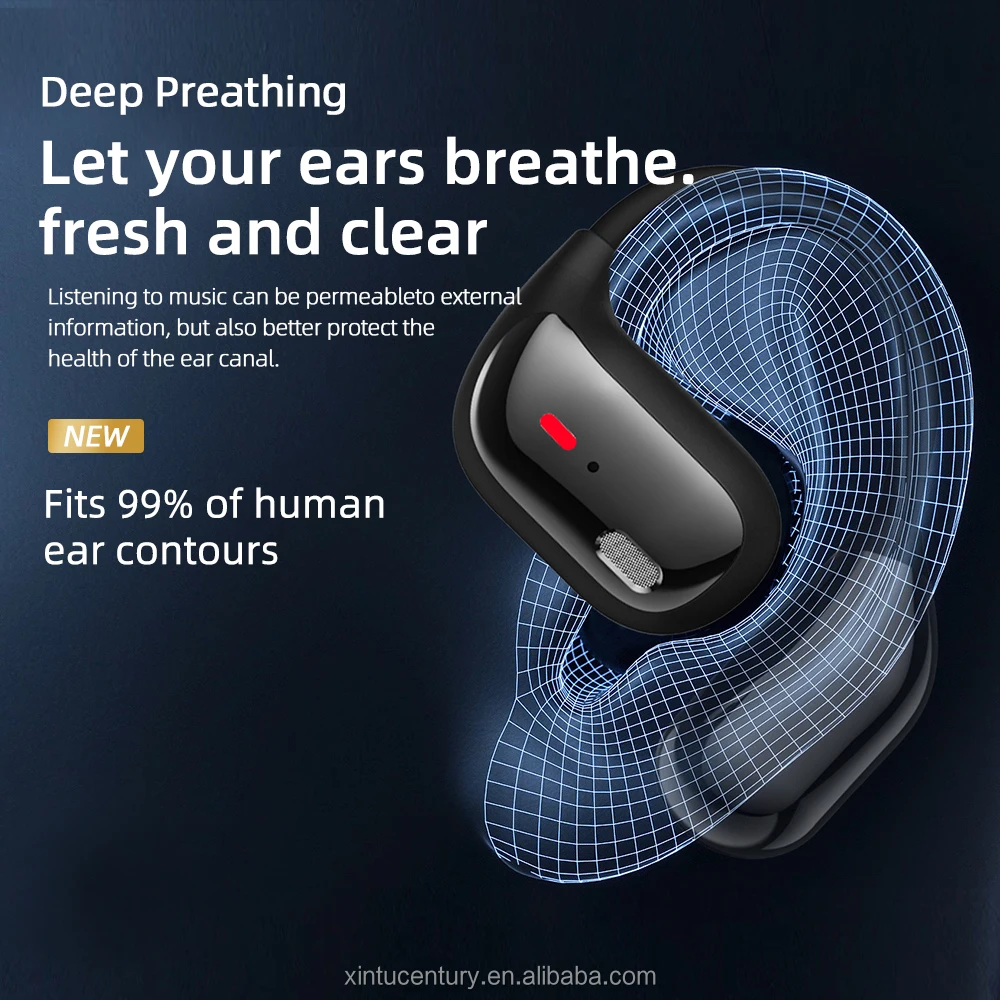 LED Battery Indicator Wireless Charging Sports Earphones Popular Mobile Phone Compatible Earbuds - Image 4