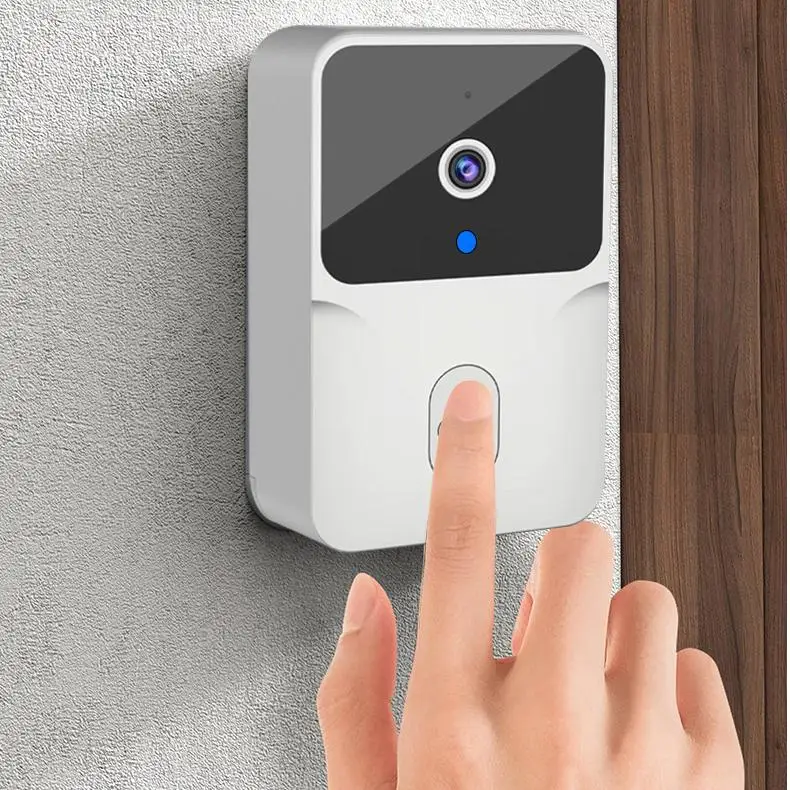 M6 Night Light Dual Way Intercom Camera Safty Door Bell Home Hotel Wifi Doorbell App Control Night Vision OEM Logo