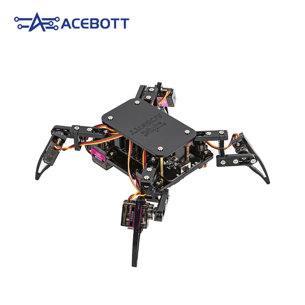 ACEBOTT Scientific Robot Toy for Arduino Bionic Quadruped Spider Explorer Kit Multi-function DIY Building Smart Toys Pack of 2 - Image 2