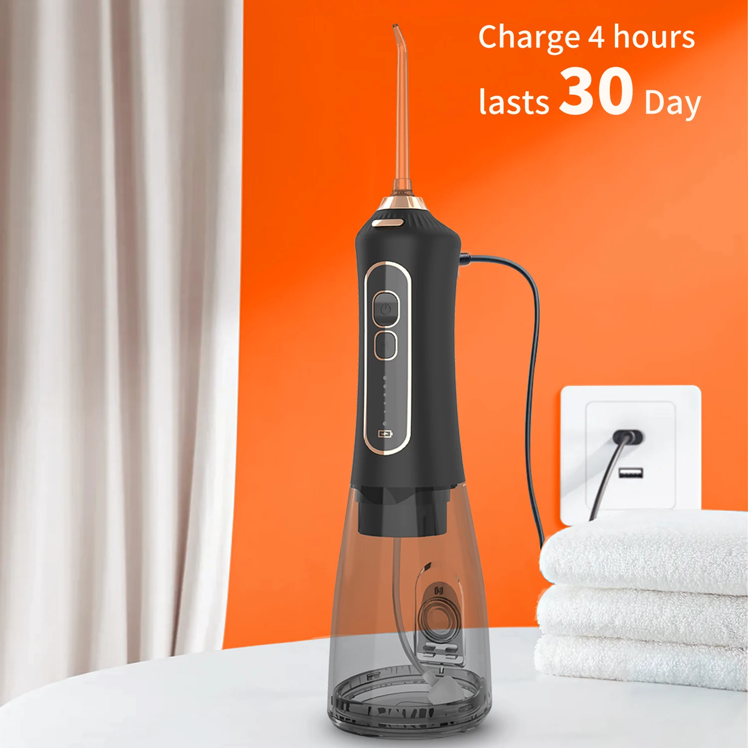 F6+T5 Low MOQ Customized Travel Dental Cleaning Set Adult Electric Toothbrush & Water Flosser 2500mAh Last 60 Days Home Outdoor Pack of 10 - Image 3