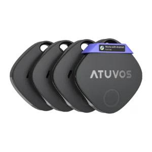 ATUVOS Mini Smart GPS Tracker & Android Phone Key Finder GPS Locator Google Findmy Findhub Wholesale Price Made Durable Plastic