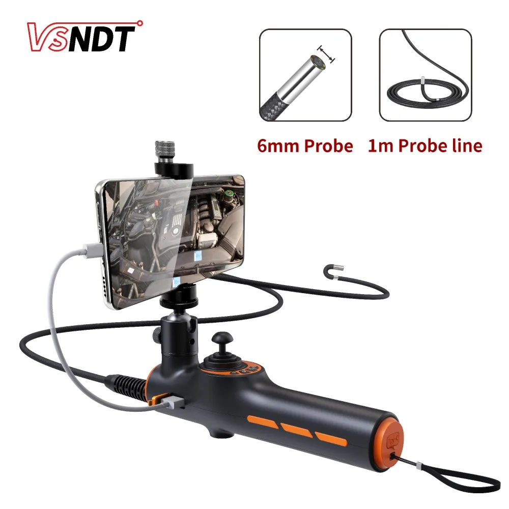 Automobile Video 6mm Flexible HD Industrial 360 Degrees Car Endoscope Camera for Mobile Phone Handheld Auto Car Camera - Image 2