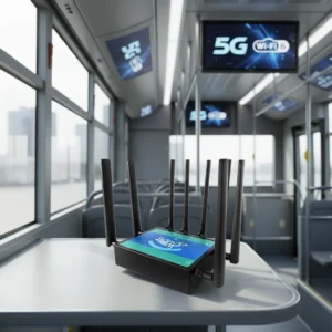 Bus Networking Dual SIM Router 5G Network 802.11ax Wifi6 4G LTE Cellular Modem Wi-Fi