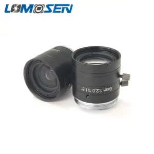 Lomosen ZX-SF0620C Industrial Megapixel Aspherical Lens 5MP 6MM Focal Length F2.0-F2.8 FNO 1/1.8" Chip Manual Focus OEM