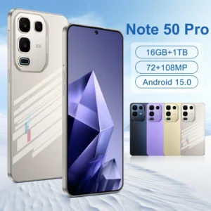 NOTE 50 Pro Mobile Phones 7.3Inch HD Screen Battery Long-life WiFi GPS Face ID Dual SIM Dual Camera Android System