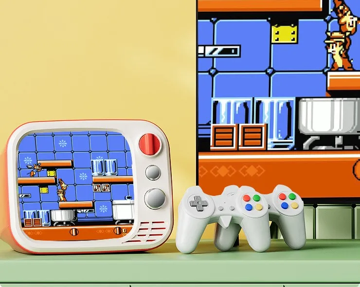 H7 Portable Mini Handheld Video Game Console 3.5-Inch HD Screen 740 Games Double Player Wireless Retro Video Game Console - Image 2