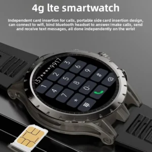 Q85 Smart Watch Netcom 4G Card Bluetooth Call Health Monitoring Weather Calendar Multi-sport Watch