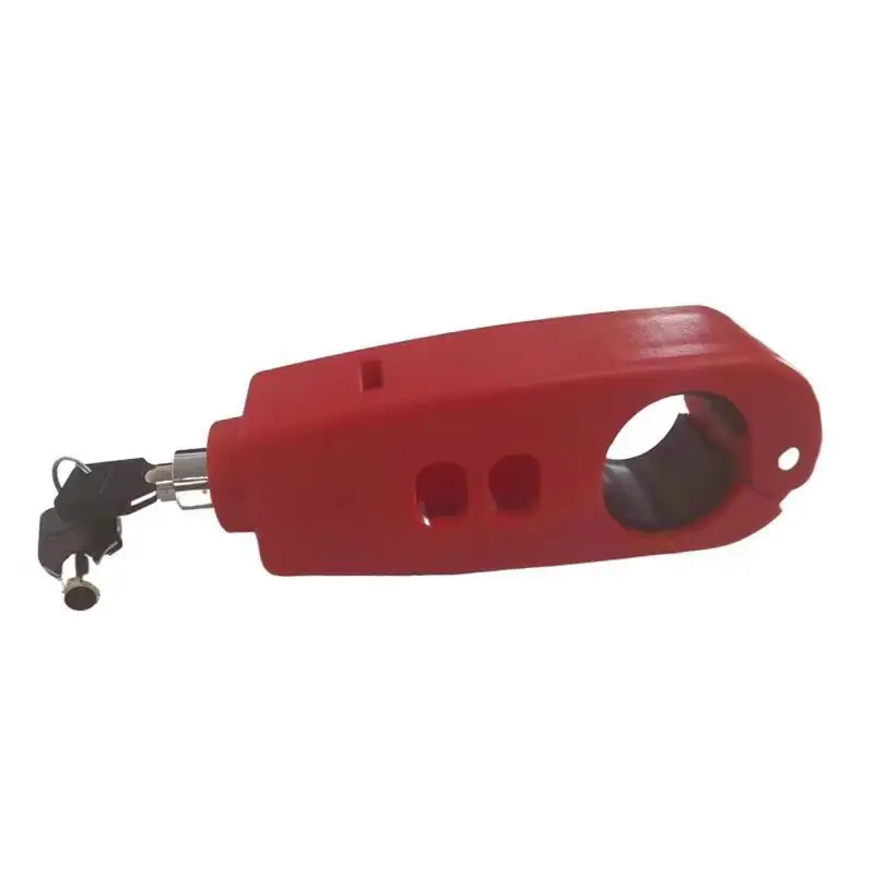 Electric Three-hole ABS Handlebar Lock Grip Lock Security Safety Locks for Motorcycle Handle bar Pack of 20