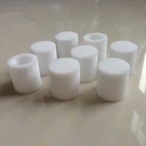 The 12*6*18 Micro Pore Bubble Diffuser PE Sintered Filter element Is Used for Tubes with a Diameter of 6 Millimeters