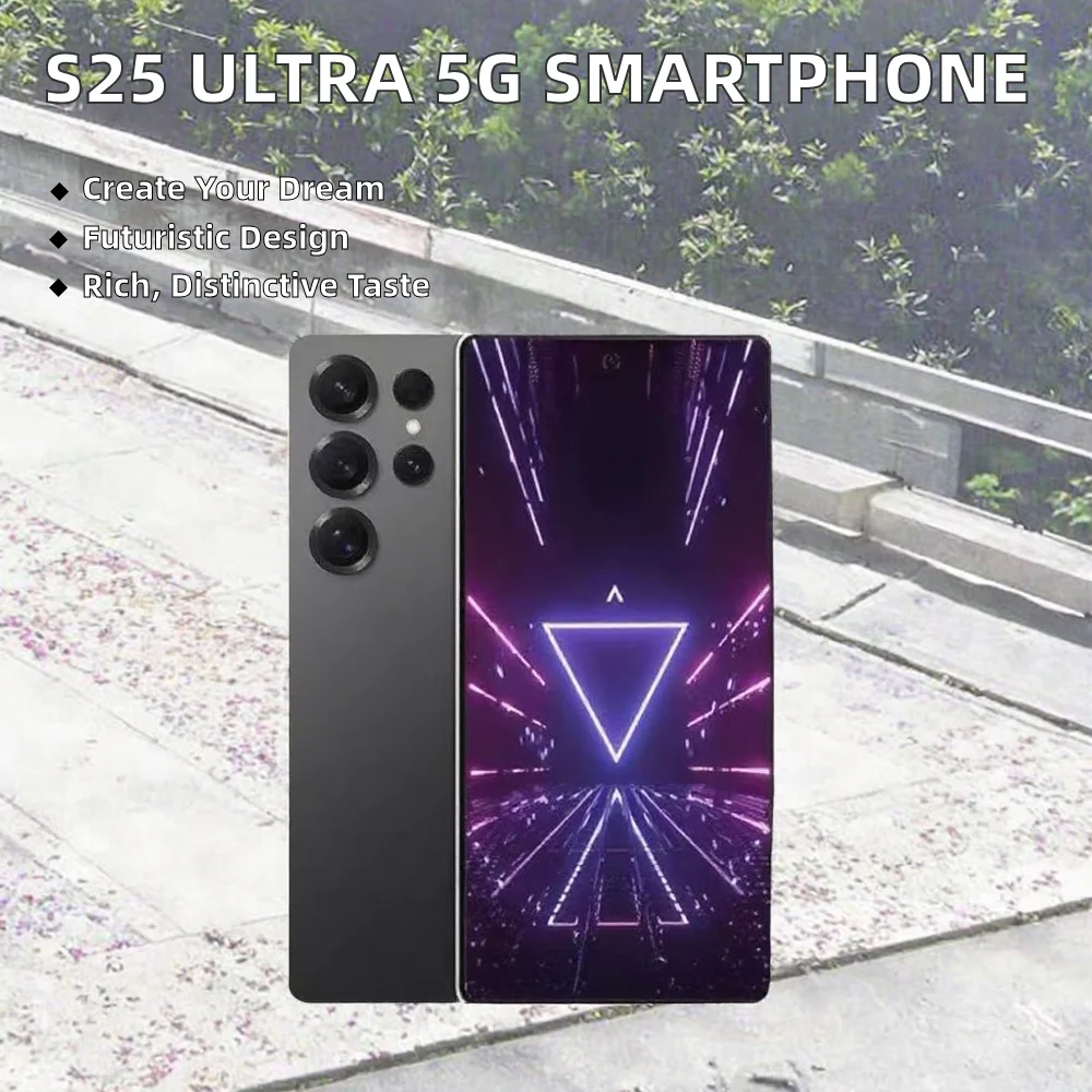 Smartphone S25 Ultra 5G Phone with 108 Megapixel Camera LTE Network Support Dual SIM Dual Standby Android Smartphone - Image 2