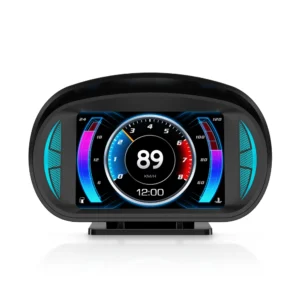 High Quality HUD Head up Displays P2 OBD2+GPS Dual System Smart Gauge Speedometer Car Accessories