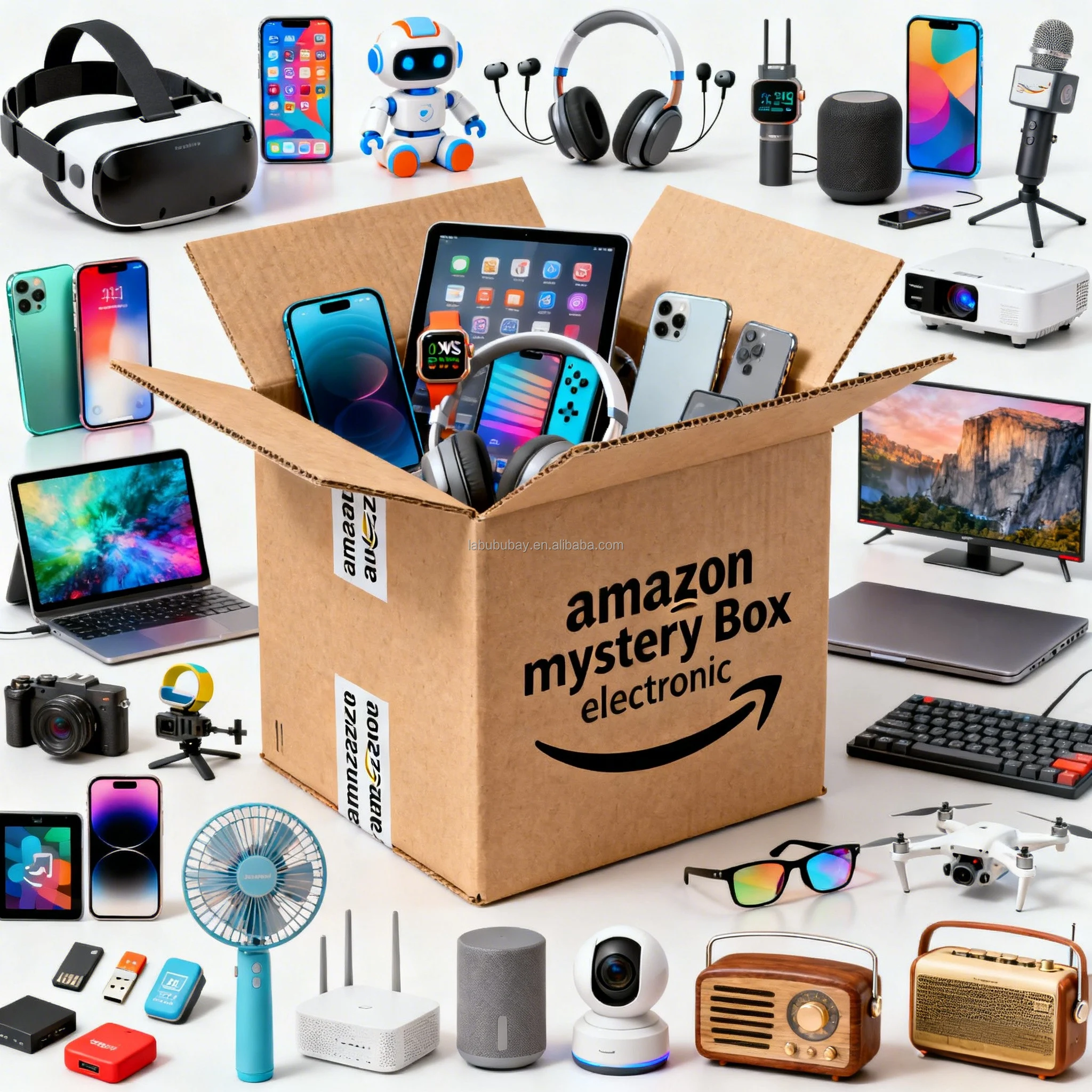 Electronic Mystery Box Smart Products Gt73 Pro Wireless Earphones Sim Card Nfc Spy Watch Mobile Watch Neo Phone 15 Pro Tech